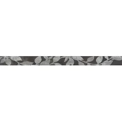 Rako Rush Bordüre schwarz 5x60 cm matt/glänzend WLAVP523.1