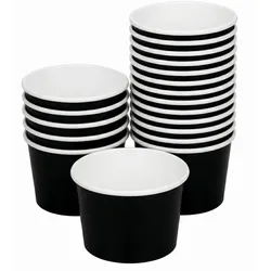 DeinPack 200 Eisbecher schwarz 120 ml