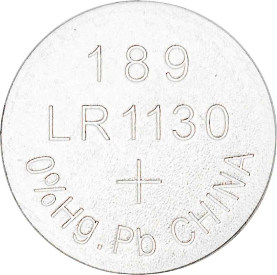 Q-Connect KF14556 Knopcelbatterij alkali-mangaan LR54/189/AG10, 10 stuks