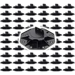 XPOtool, Gartenbodenbelag, Set 60x Stelzlager Terrassen 2700kg 18-28mm Stellfüsse höhenverstellbar