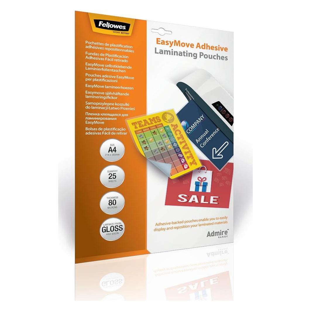 Fellowes Admire Easy Move (A4, 25 Stk., 80 µm) (5601701)