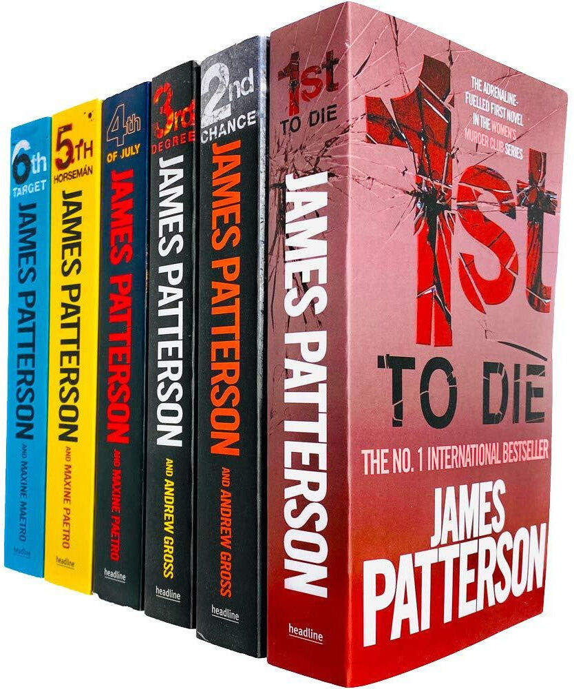 Headline Womens Murder Club 6 Books Collection Set by James Patterson (Books 1 - 6)