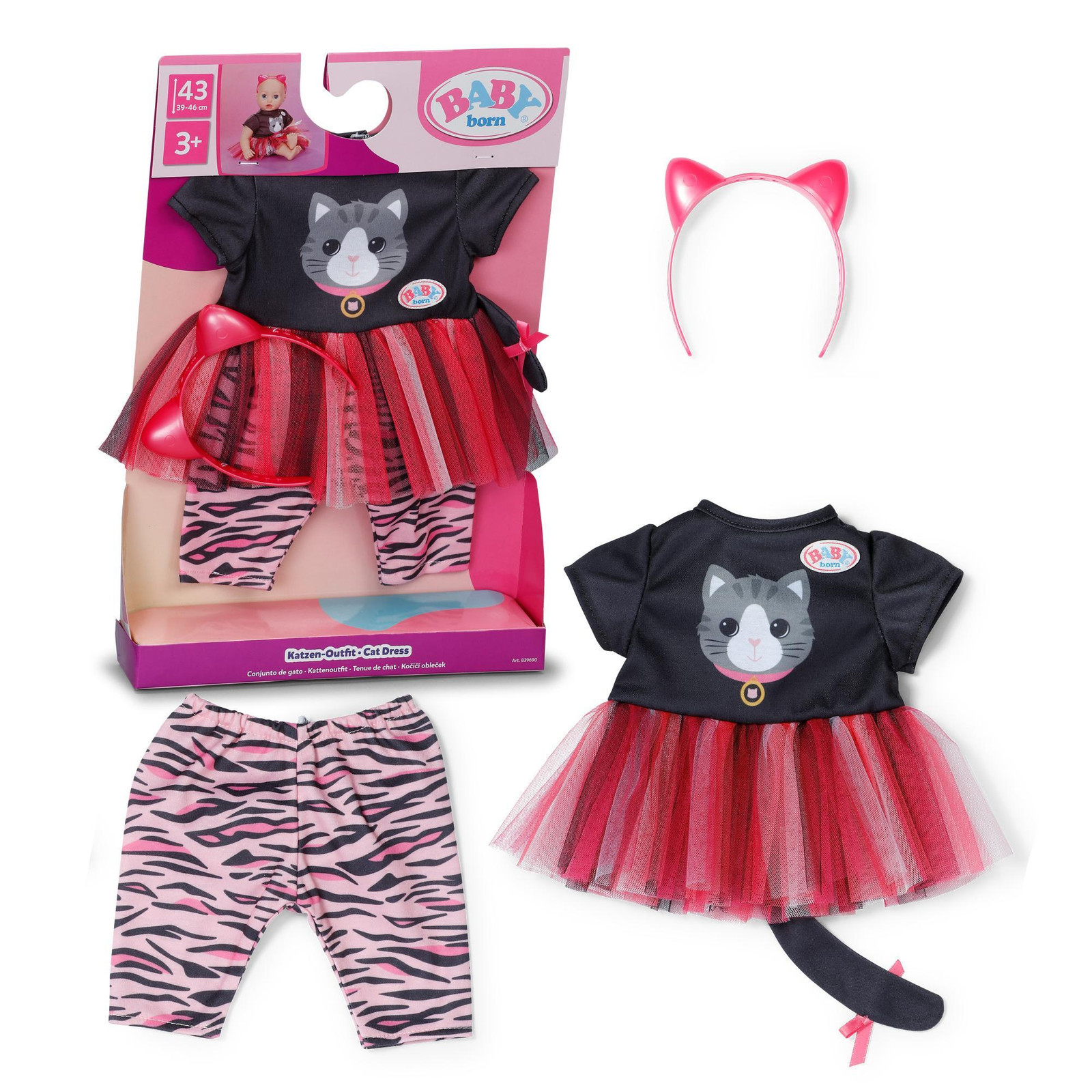 BABY born Kattenoutfit, 43 cm