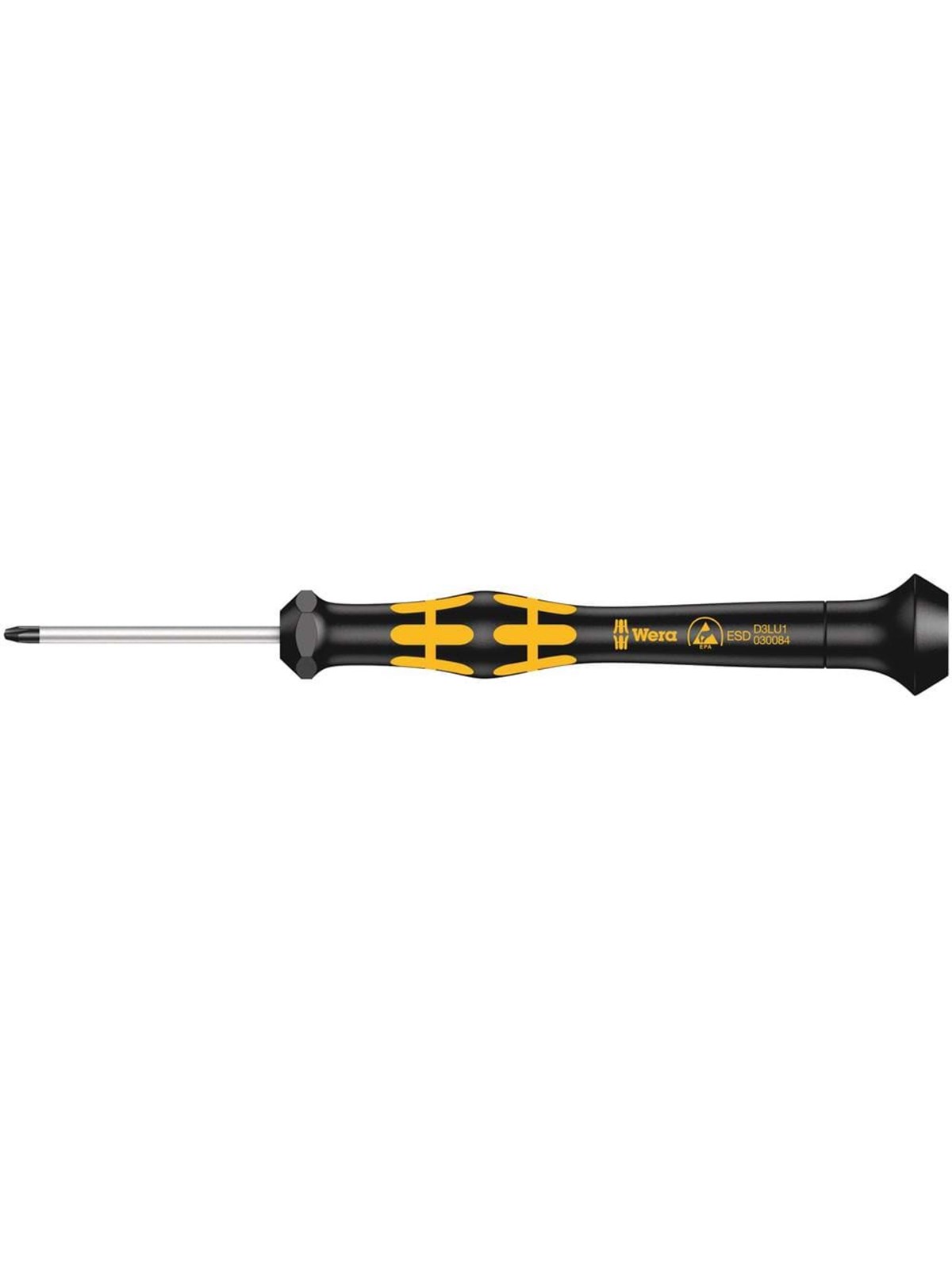 Wera 1572 ESD Kraftform Micro Schraubendreher für Microstix-Schrauben, 1 x 40 mm