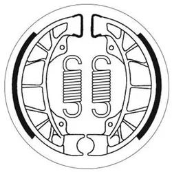 SBS Bremsbacken 2195