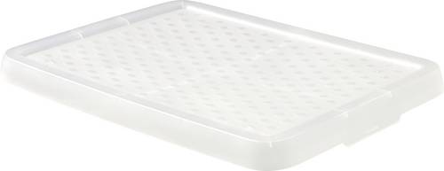 Curver 230649 Drehstapelbehälter ESSENTIALS Deckel für 20L und 26L Box, Transparent 1St.