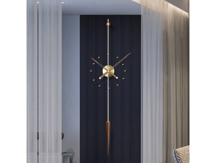 Horloge murale silencieuse de luxe, horloge murale moderne pour salon, horloge à pendule silencieuse simple pour chambre à coucher, accessoires de décoration artistique pour la maison