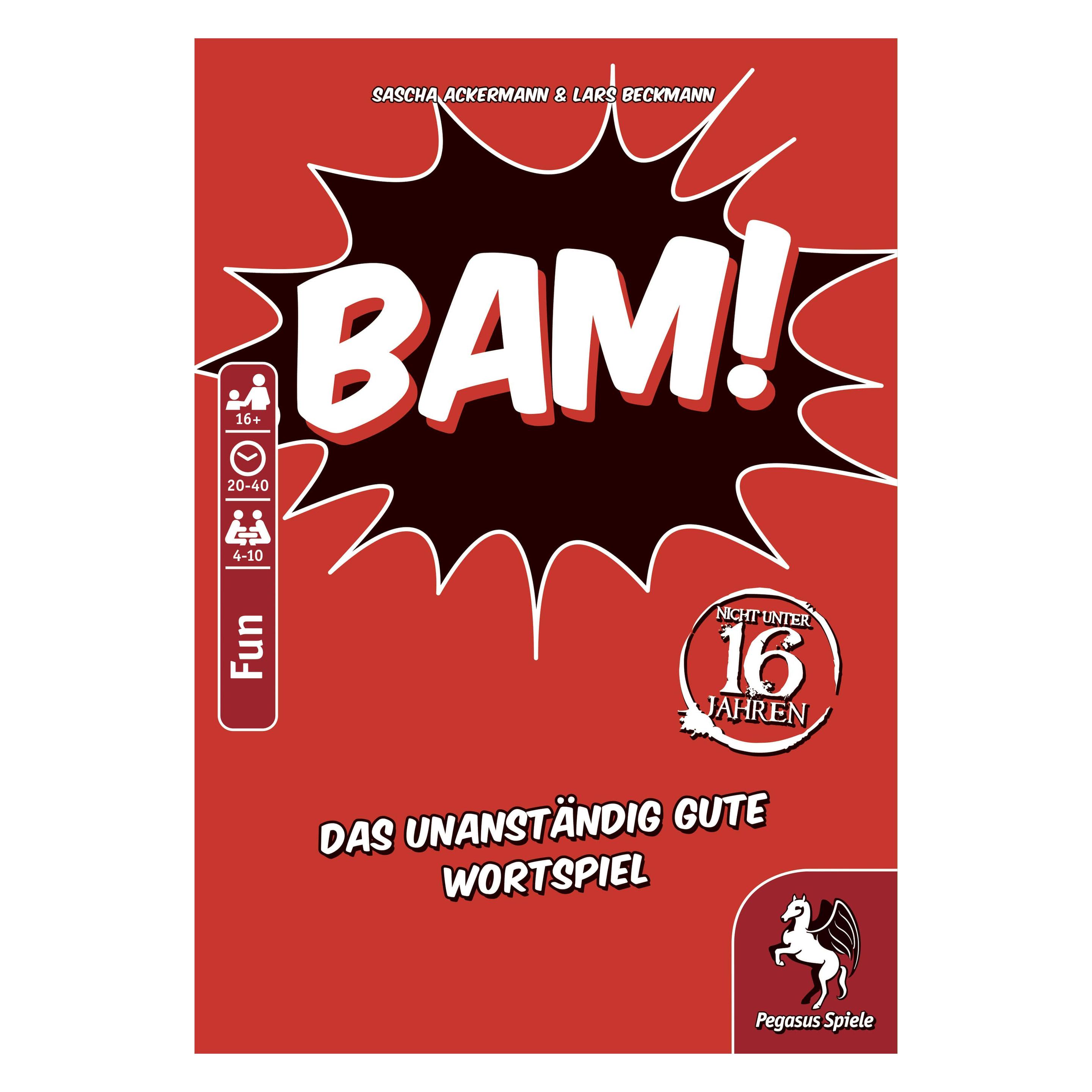 Pegasus Bam. Das unanständig gute Wortspiel (Deutsch, 4 - 10 Spieler) (18300G)