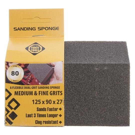 Forte tools GRINDING SPONGE 125X90X26 M (80) (33040649)