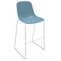 Infiniti Barhocker Pure Loop Kunststoff Blau