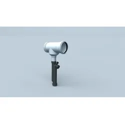 Bertrams Polyline EW Kaskaden-Endstück 40KE80 Ø 80, mit Siphon DN 32 und Deckel