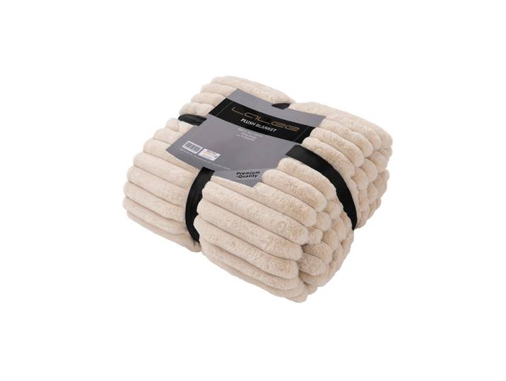 Felldecke, Beige, Textil, 150x200 cm, Heimtextilien, Wohntextilien, Decken, Kuscheldecke