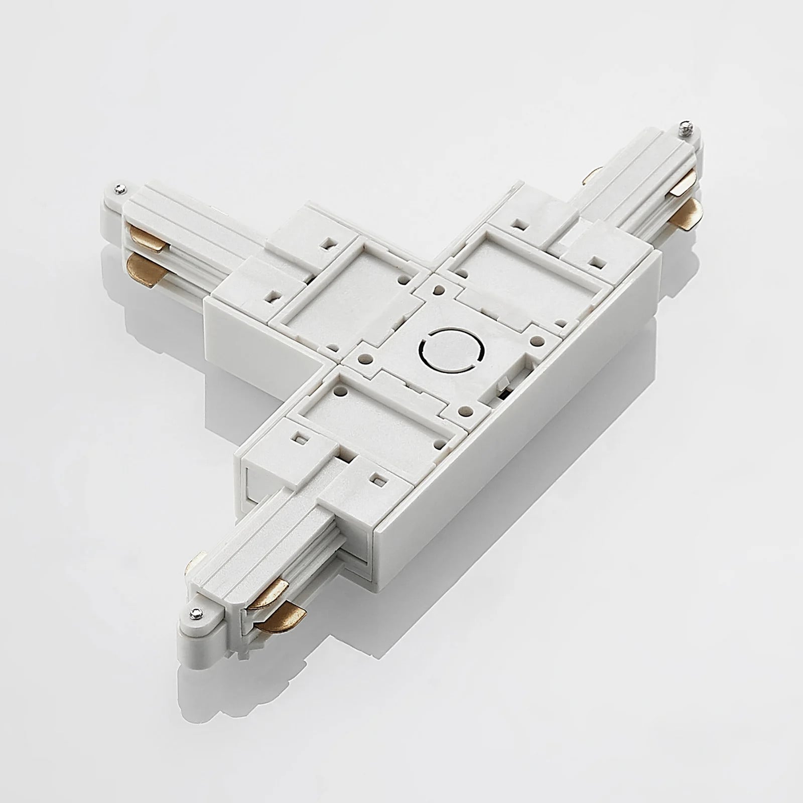 Lindby Linaro Track T-Connector Wit - Kunststof