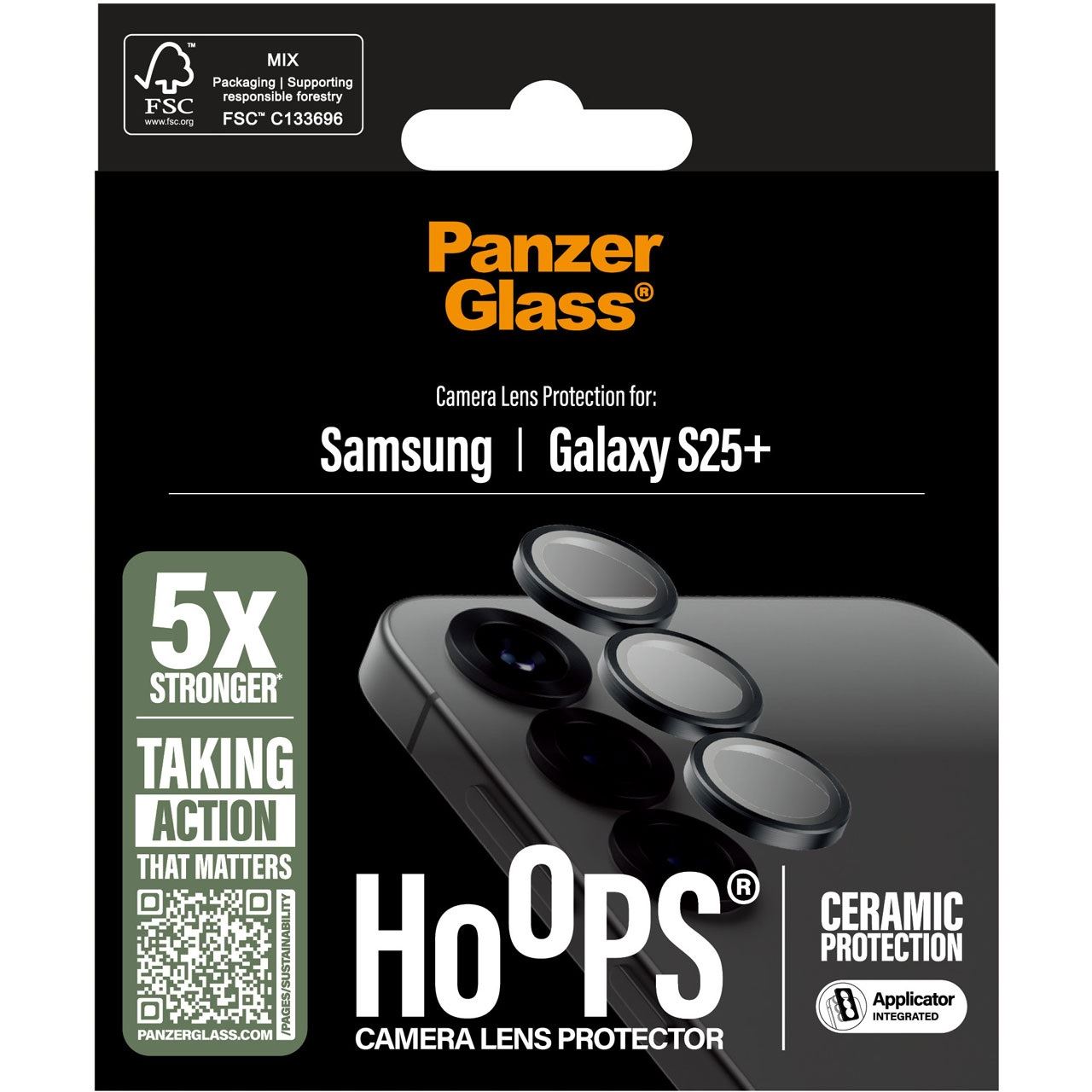 PanzerGlass Hoops Ceramic Lens Protector Samsung Galaxy S25+
