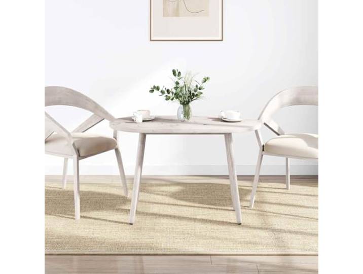 KLGBNCVE Massivholz Tischplatte Kiefer Weiß 110x55x2,5 cm Oval Behandelte Oberfläche, Sofort Einsatzbereit, Für Couchtisch, Beistelltisch, Bartisch, Restaurant