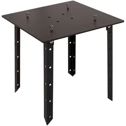 Bodenplatte für XXL-Sonnenschirm HWC-D20, A96 und Meran Pro, Bodenanker Pfostenträger Sonnenschirmständer, Metall 24kg