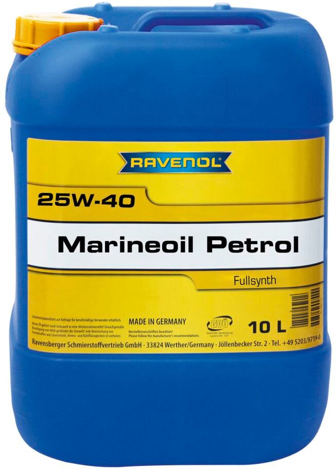 Motoröl 4T RAVENOL 1162115 MarIneoil SHPD 25W40 SYNTHETIC 10L