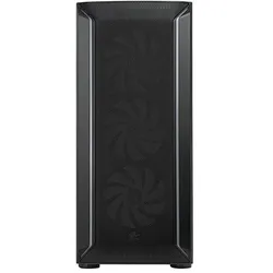 SILVERSTONE Fara 511Z schwarz, Glasfenster