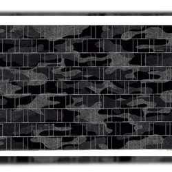 zaun|zu® Sichtschutzstreifen Camouflage - Bedruckter Sichtschutz 2,5m x 1,8m