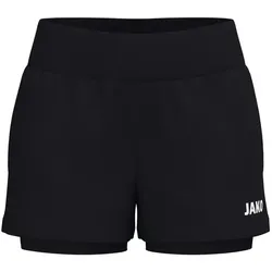 Jako 2-in-1 Short One kurze Hose Damen - schwarz - 42