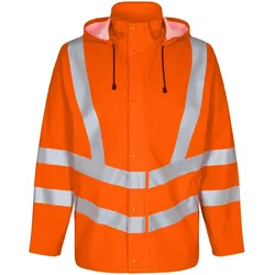 Warnschutz PU-Regenjacke "1921-102" Safety - M - Orange