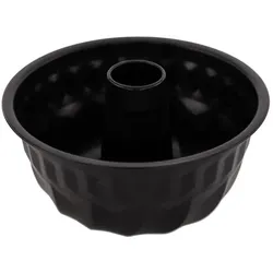 Metall-Schale "Gugelhupf", schwarz, 23 cm Ø