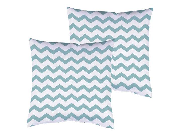Kissenbezug Jeg Structure 2er-Set Blau/Pastellblau 50 x 50 cm Microfaser