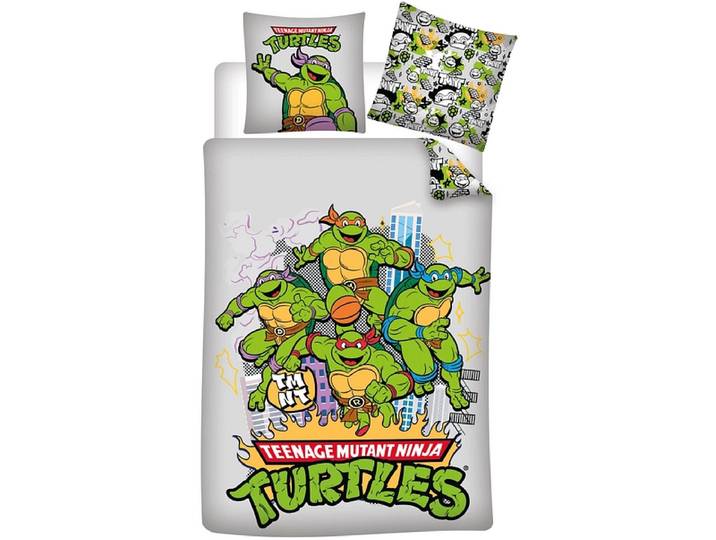 NINJA Bettwäsche TURTLE NINJA 160x210cm + 1*65x100cm baumwolle