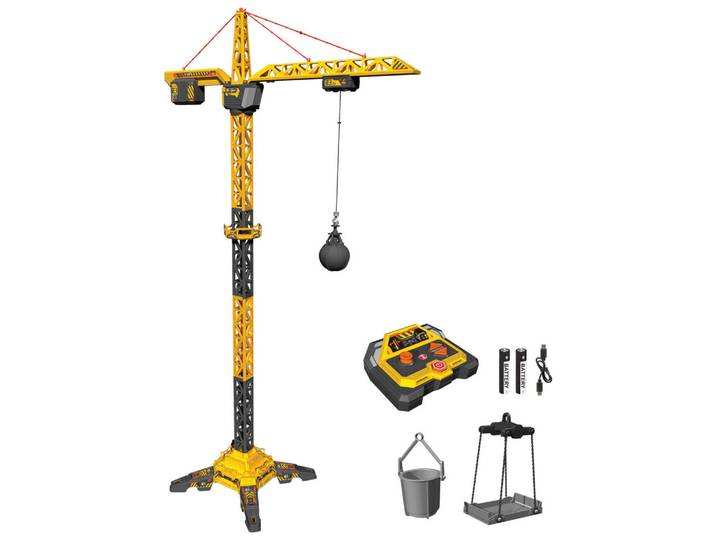 Dickie Toys Kranwagen, Mehrfarbig, Kunststoff, 38x61.50x12 cm, Spielzeug, Kinderfahrzeuge