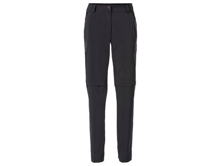 VAUDE Women's Yaras ZO Pants, Damen Zip-Off-Hose für Tagestouren und Radreisen, Black, 44
