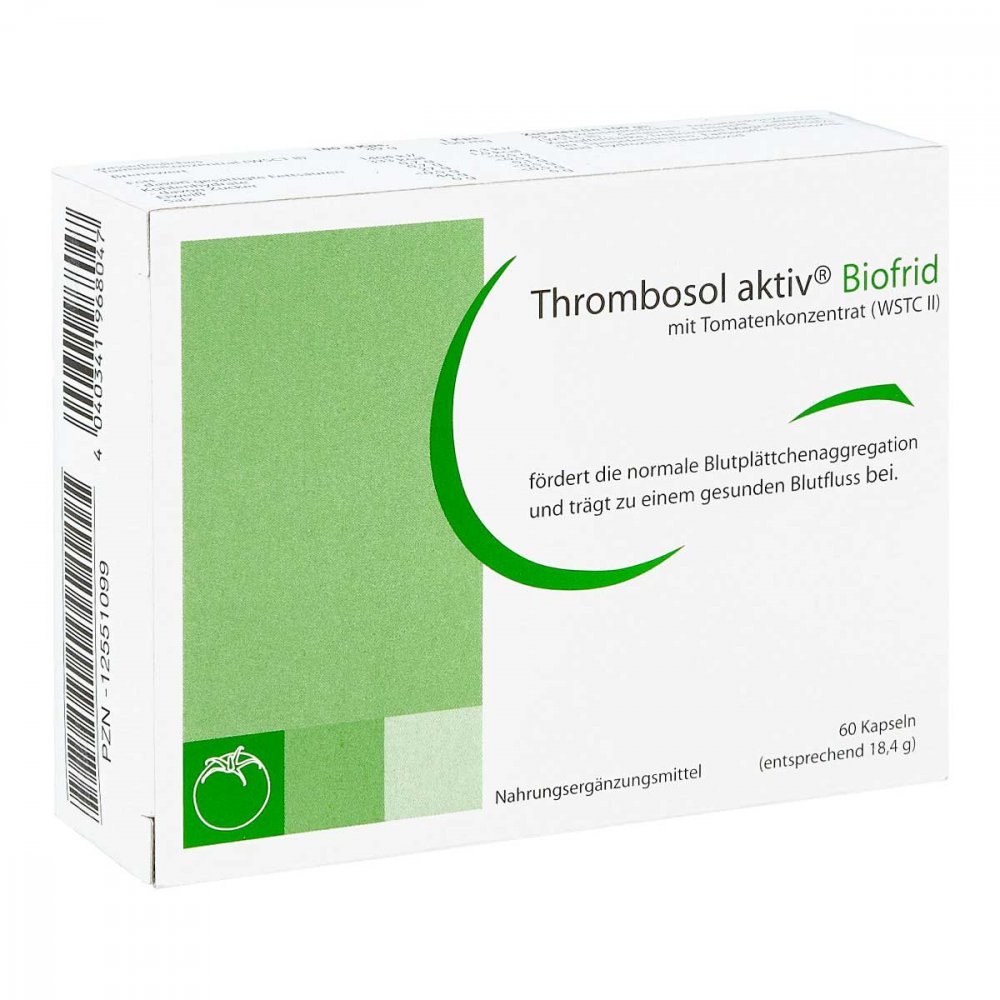 Biofrid GmbH & Co. KG Thrombosol aktiv Kapseln 12551099