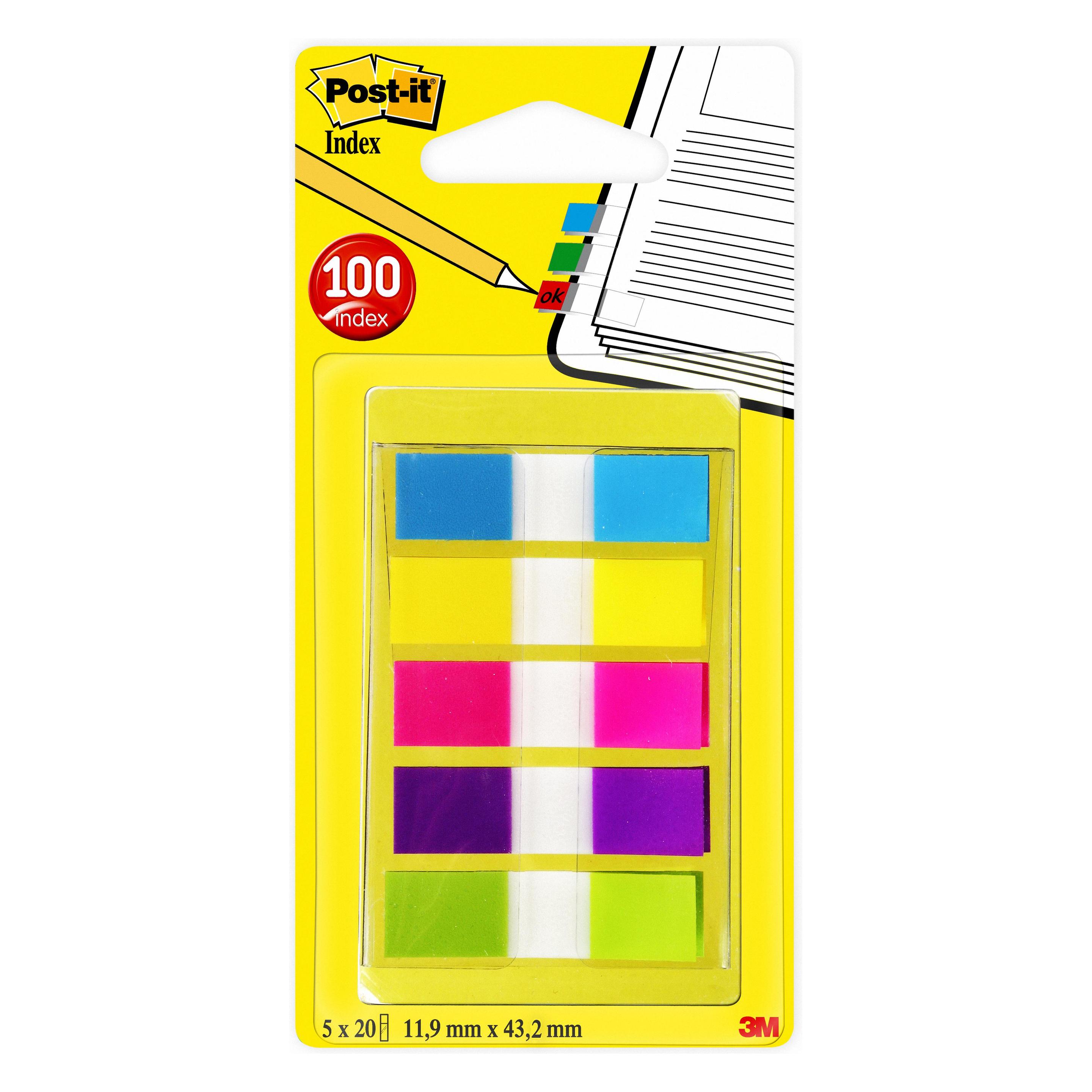 Post-it Index Mini (43.20 x 11.90 mm) (683-5CBP)
