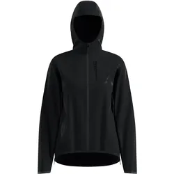 Odlo, Damen, Laufjacke, Zeroweight Dual Dry Pk Waterproof (L), Schwarz, L