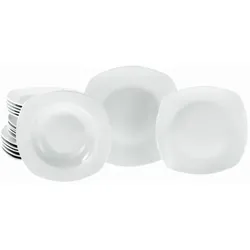 CreaTable Amelie Weiss Tellerset 18-tlg Porzellan