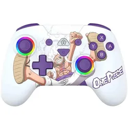 Subsonic - Wirless LED Controller - Luffy Gear 5 (White) (Switch 2), Gaming Controller, Weiss
