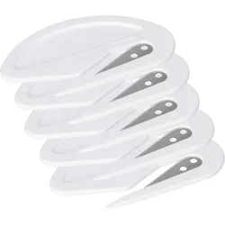 5x CUTX MAXI X3030 Foliencutter Sicherheitsmesser – 4 mm, verdeckte Klinge, Made in Solingen