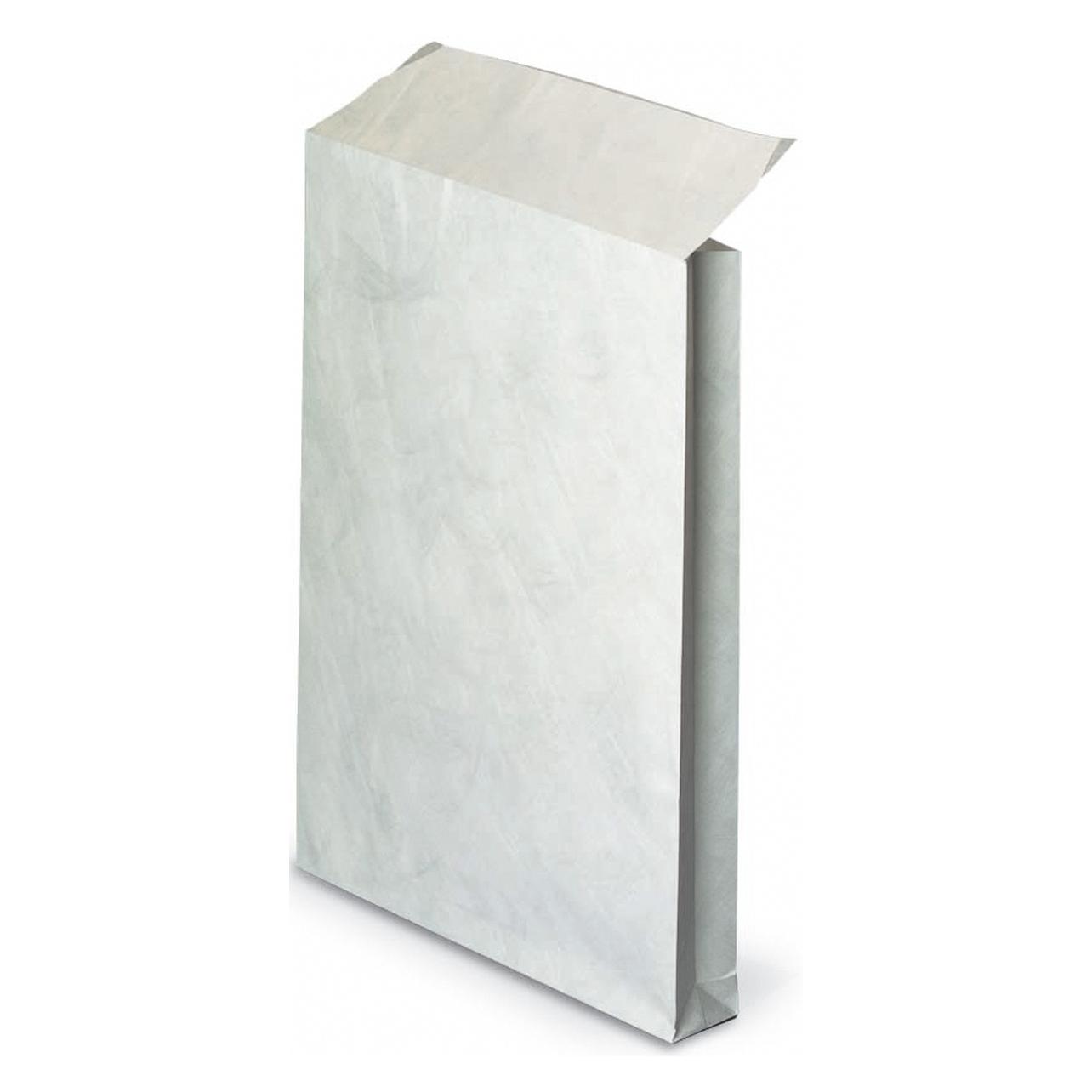 Bong Faltentasche mit Spitzboden B4 (353x250x38mm) haftklebend weiss 55g 100 Stück (100 Stk.) (00011843)