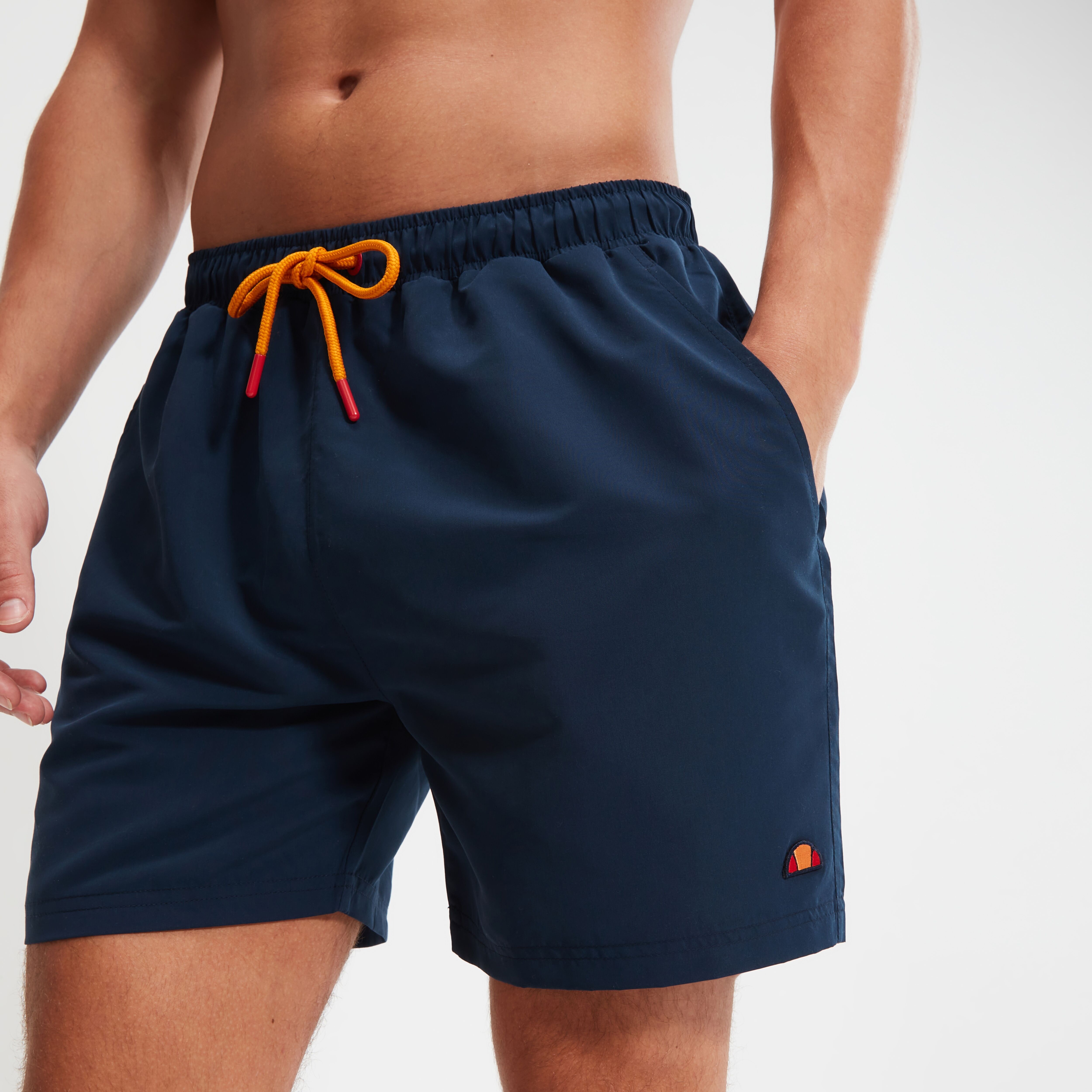 Badehose ELLESSE "KNIGHTS SWIM SHORT", Herren, Gr. XXL, N-Gr, blau (navy), Polyester, Badehosen Badehose, für Erwachsene geeignet, in den Grössen XS bis XXL erhältlich navy XXL, N-Gr