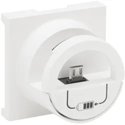 Legrand 864125 Niloe Step Abdeckung Micro-USB Farbe: Ultraweiß