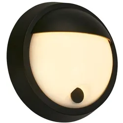 Briloner, Gartenbeleuchtung, Akku LED Aussenwandleuchte, schwarz,LED/4W (700 lm, IP44)