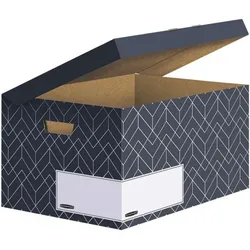 Bankers Box System 5er-Set Archiv-Klappdeckelbxen »Décor«, 36.7x29.5x57 cm