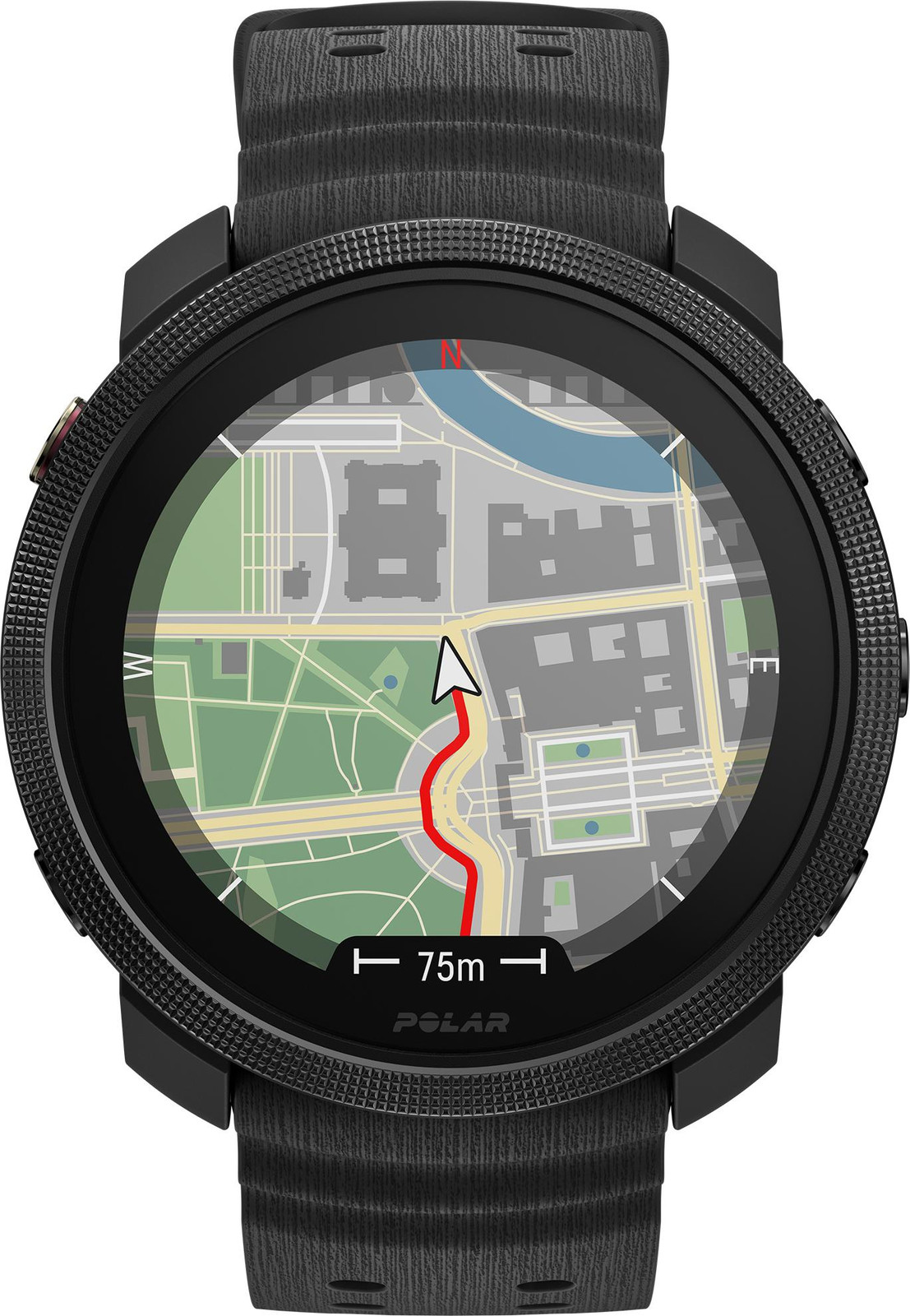 Polar Vantage M Smartwatch met AMOLED touchscreen, 32 GB en GPS, Zwart