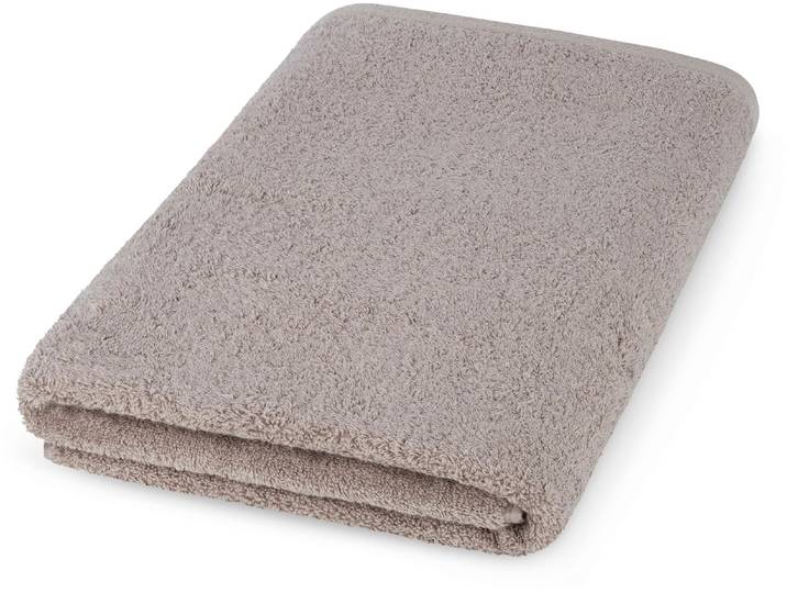 Duschtuch ROSS Doubleface - Uni-Farbfond , beige (flanell, natur), B:70cm L:140cm, Frottier, Baumwolle, Handtücher, Duschtuch, aus feinster Baumwolle