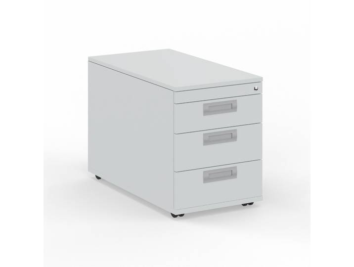 Rollcontainer Tradingzone GO Swiss Weissgrau/Weissgrau, Neu - Perfekt für Unterlagen und Akten