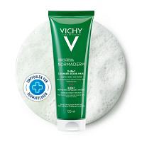 Vichy Normaderm Tri-Activ Reinigung 3 in 1, Porenreiniger für fettige Haut 125 ml