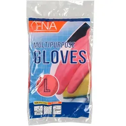 Abena ENA Multipurpose Chemikalien Schutzhandschuhe rot L Gr. 8,5-9 hergestellt aus Gummi Latex, Lebensmittel geeignet