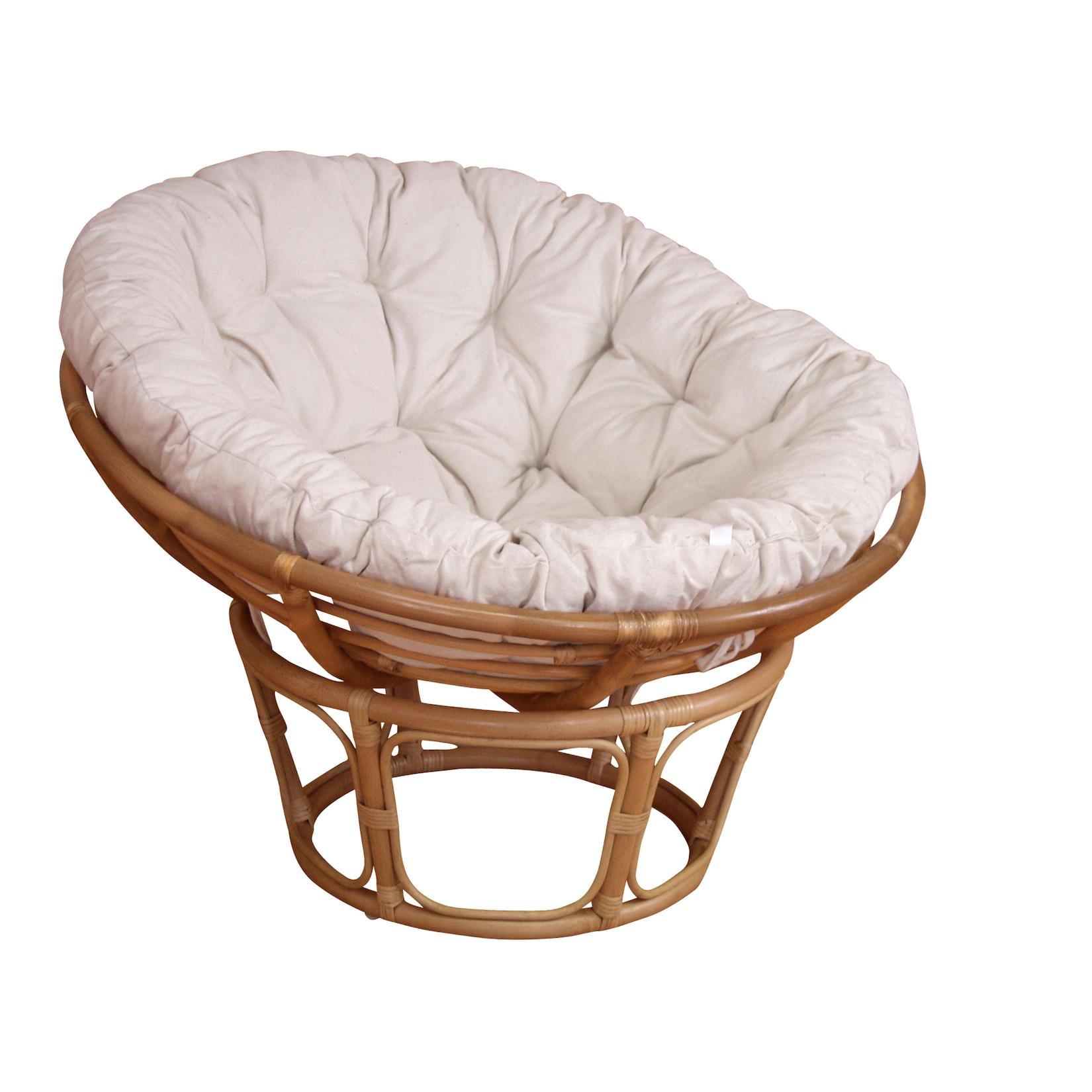 möbel direkt online Papasansessel Sessel mit Kissen beige