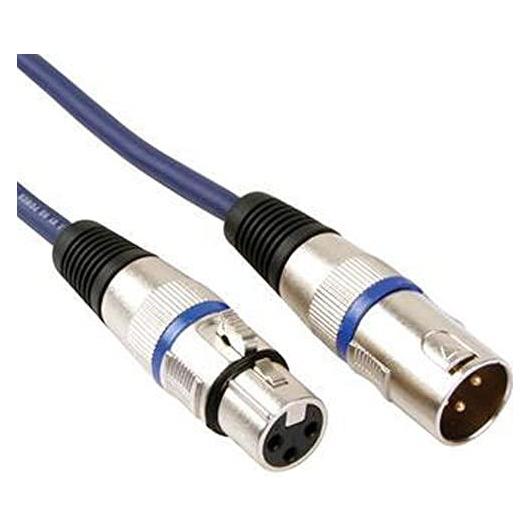 HQ Power PAC101 DMX-Kabel, 3-Polig (1m) (1 m, XLR Kabel) (PAC101)