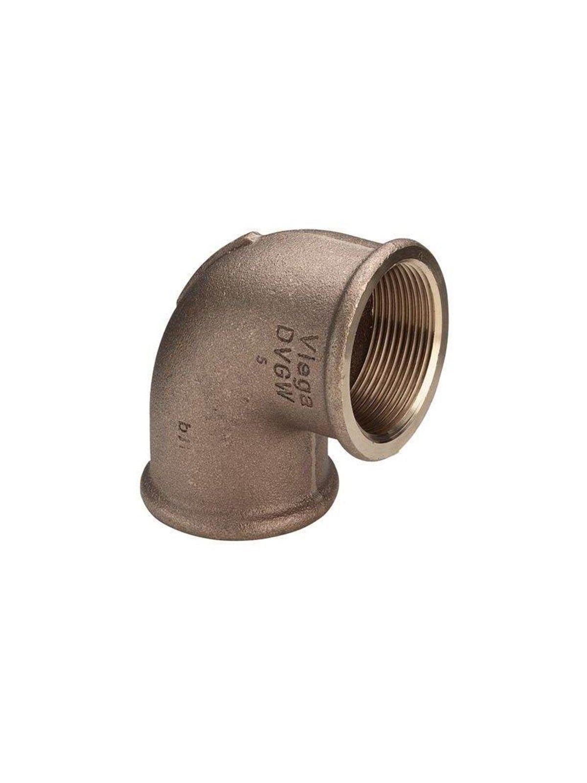 Viega Bend 90° socket/socket 1" gunmetal