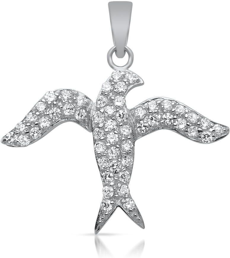 Unique Exklusiver Schwalben Anhänger aus 925 Silber silber